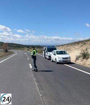 Ciclista pierde la vida en accidente en la A-129, Villamayor de Gállego.
