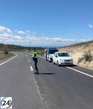 Fallece ciclista en trágico accidente en la A-129, Villamayor de Gállego.
