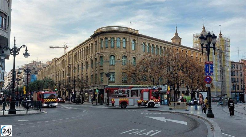 Fallece anciana de 95 años en incendio doméstico en Zaragoza.