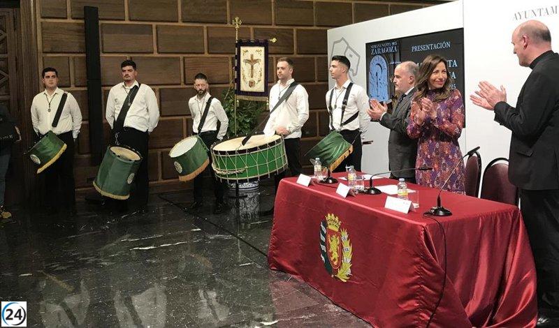 Chueca invita a celebrar la Semana Santa en Zaragoza con 53 procesiones y 16.000 cofrades.