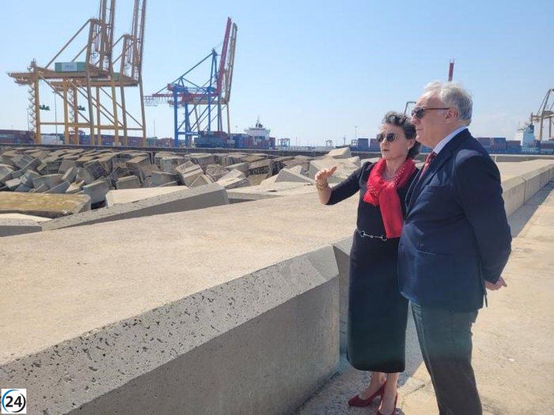 Aragón impulsa la logística acercando Plaza y Platea al Puerto de Valencia.