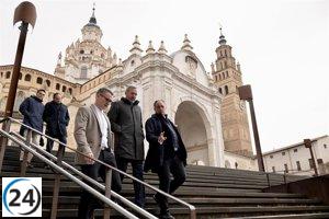 El presidente aragonés celebra la revitalización urbana de Textil Tarazona tras dos décadas.