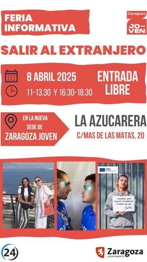 Zaragoza Joven será sede de la feria 'Oportunidades Internacionales' el próximo martes 8 de abril.