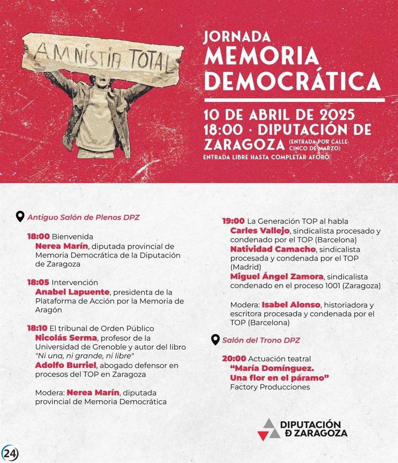 El DPZ examinará las actuaciones del Tribunal de Orden Público en la era franquista.