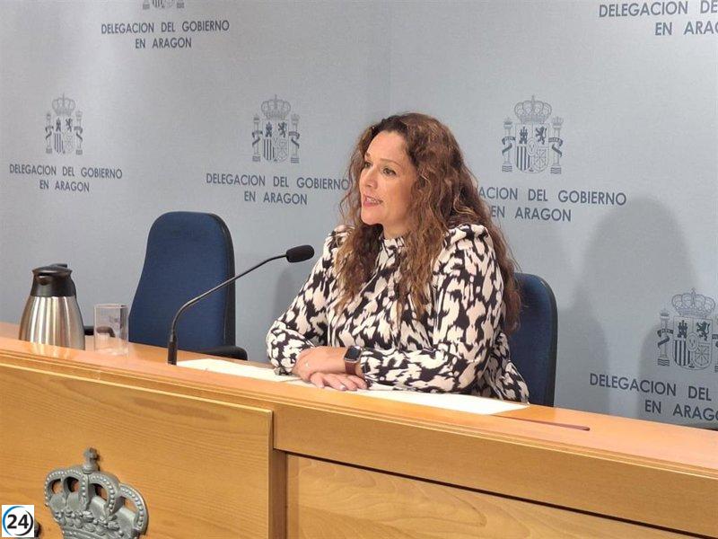 La subdelegada del Gobierno elogia el notable trabajo de la Guardia Civil para mejorar la seguridad en Caspe.
