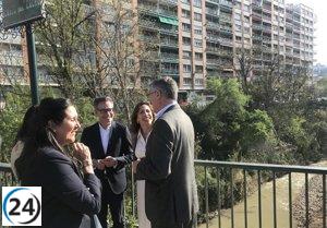 Chueca lanza la segunda fase de renovación del río Huerva, añadiendo 2,5 km hasta su desembocadura.