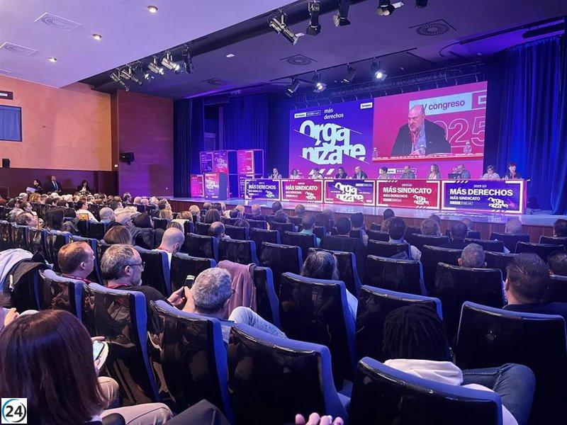 CCOO Aragón establece su plan estratégico en el XIV Congreso Regional con énfasis en el diálogo social.