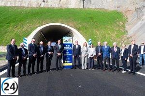 Óscar Puente abre nueva carretera entre Sigüés y Tiermas, con una inversión de 70,5 millones.