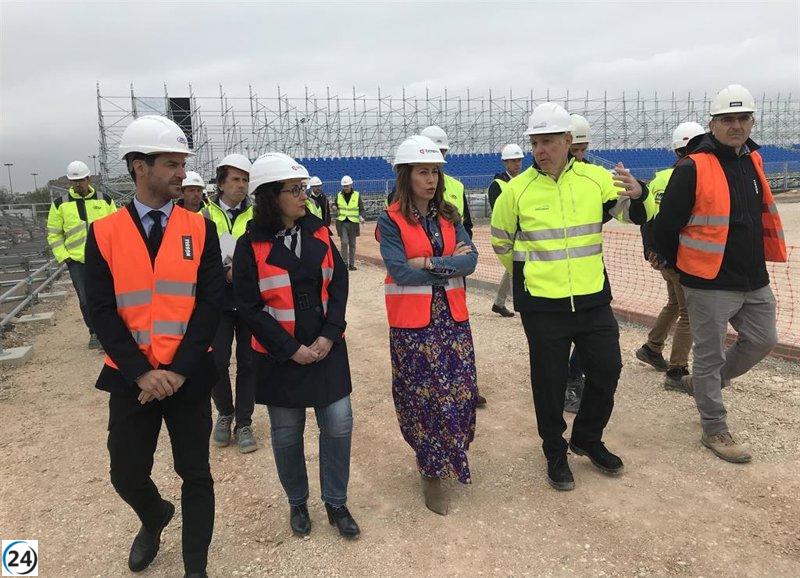 Zaragoza avanza con su innovador estadio modular, que contará con asientos iniciales y estará listo en junio.