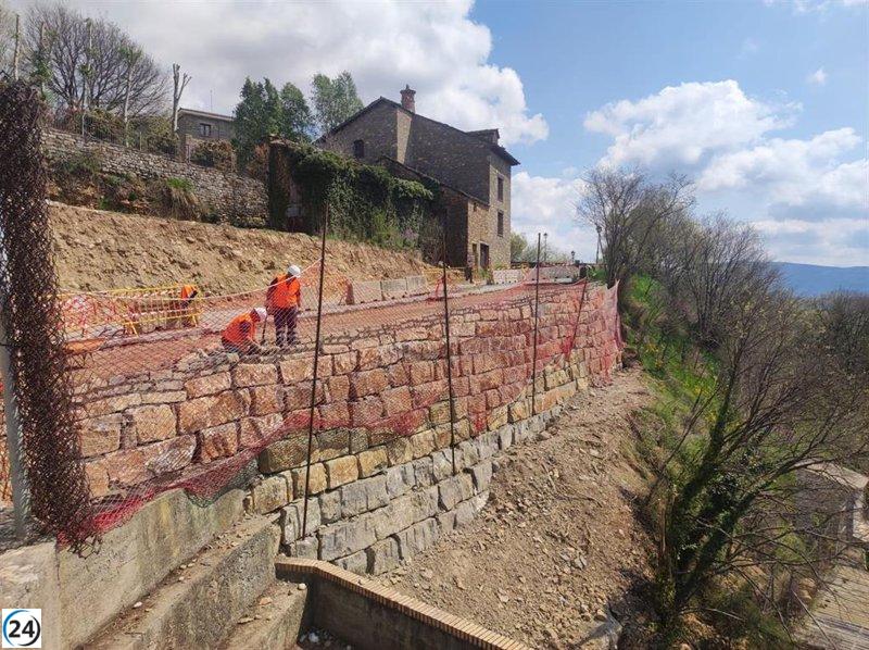 Reabren temporalmente el acceso a la villa medieval de Aínsa el lunes 14.
