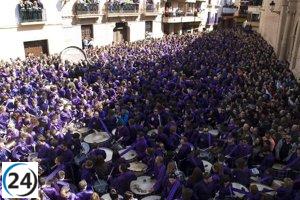 Calanda alista su celebración con túnicas, tambores y la cobertura de 40 medios.