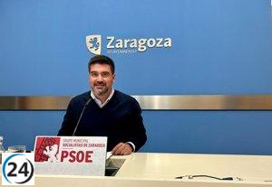 El PSOE pide a Chueca que controle el auge del 40% en viviendas turísticas en Zaragoza.