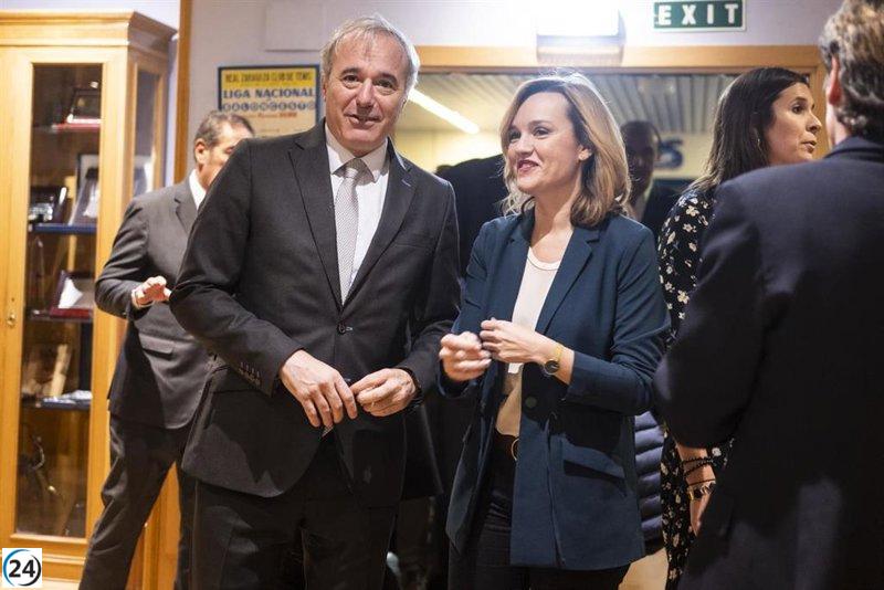 Controversia política: Alegría desafía a Azcón a llevar sus acusaciones a los tribunales.