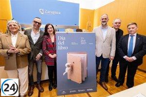 Zaragoza celebra un Día del Libro récord con 117 expositores y 450 escritores el 23 de abril.