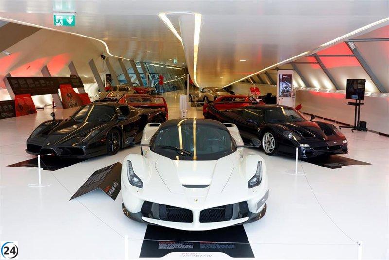 Ferrari presenta su showcases en Mobility City de Zaragoza con 14 exclusivas obras maestras.