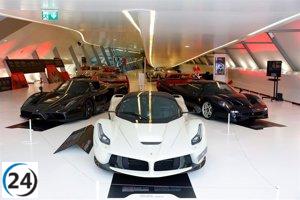 Ferrari presenta su showcases en Mobility City de Zaragoza con 14 exclusivas obras maestras.