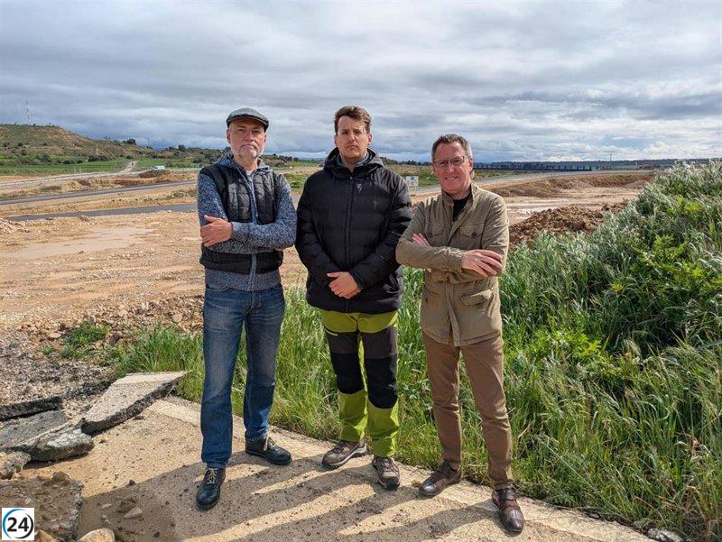 Jorge Pueyo (CHA) pide al Congreso que acelere la finalización del tramo de la A-22 entre Huesca y Siétamo.