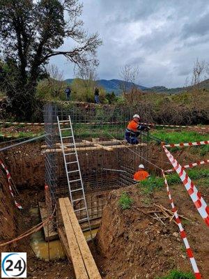 La planta de tratamiento de Hecho-Siresa comenzará a operar en primavera de 2026.