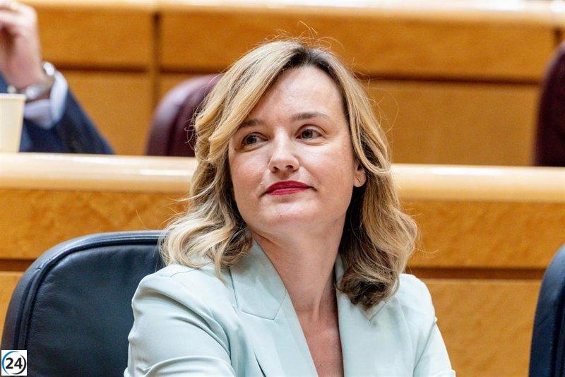 Alegría agradece a Casado su respaldo en medio de los ataques por el caso del Parador de Teruel.