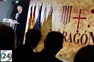 Azcón critica en Huesca la inacción del Gobierno central en infraestructuras clave.