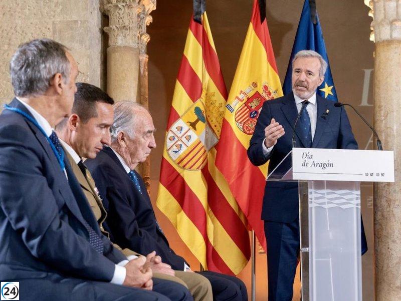 Azcón defiende una financiación autonómica equitativa y destaca el crecimiento económico de Aragón.