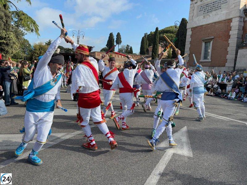 La alcaldesa de Huesca califica el baile de los Danzantes en Roma como