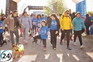 Éxito en Zaragoza: Más de 2.000 personas y 1.000 mascotas en la III Andada Canina Kalibo 5K.
