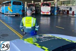 Guardia Civil de Aragón presenta 88 multas en operativos de control durante las vacaciones de Semana Santa.