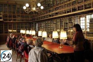 La DPZ organiza recorridos por la biblioteca del Palacio de Sástago, explorando la historia del libro.