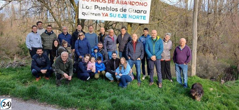 Apoyo institucional para la mejora de la pista que conecta Bara y Las Bellostas en Huesca.