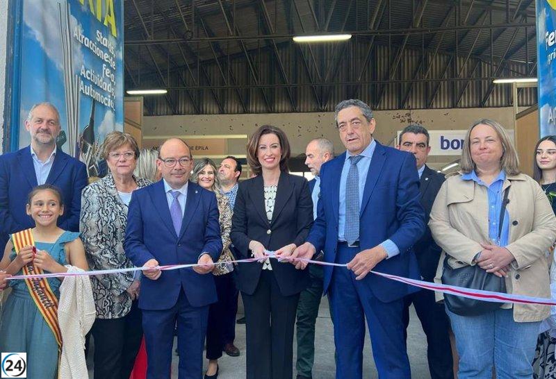 Teresa Ladrero da inicio a la XIX Feria Agrícola y Ganadera de Valdejalón en Épila.