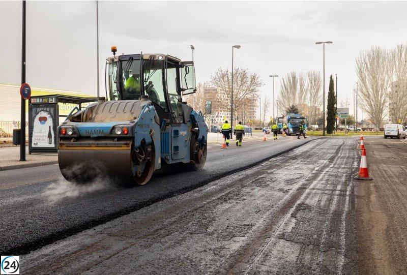 Obras en avenidas afectarán el tráfico en Zaragoza la próxima semana.