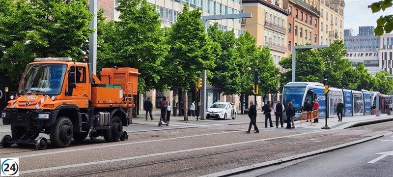El tranvía vuelve a operar tras solucionar avería en Plaza de España.