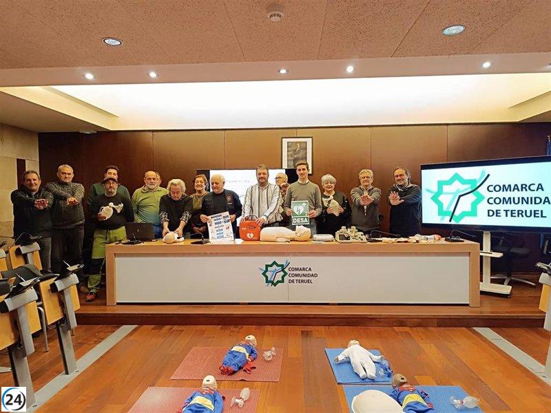 Comunidad de Teruel: 40 de 46 municipios equipados con desfibriladores para garantizar la seguridad cardiaca.