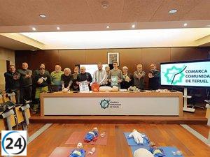 Comunidad de Teruel: 40 de 46 municipios equipados con desfibriladores para garantizar la seguridad cardiaca.
