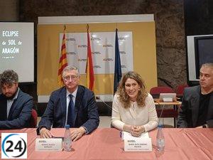 Aragón se alista para el eclipse solar de 2026 con reuniones de planificación turística.
