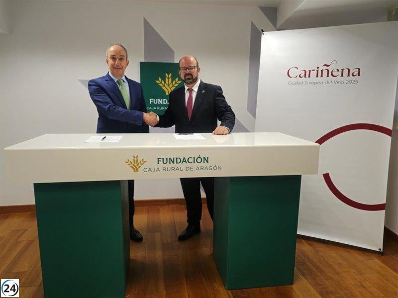 Fundación Caja Rural de Aragón promueve la Ciudad Europea del Vino.