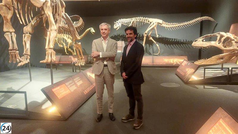 CaixaForum Zaragoza presenta una exposición singular: la réplica a tamaño real del dinosaurio más grande de la Patagonia.
