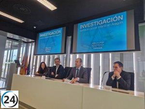 Bancalero destaca la investigación contra el cáncer en Aragón y reconoce el respaldo de Aspanoa.
