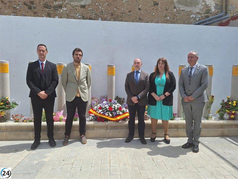 Gobierno de Aragón recuerda el Día del Exilio en Leciñena, Zaragoza.
