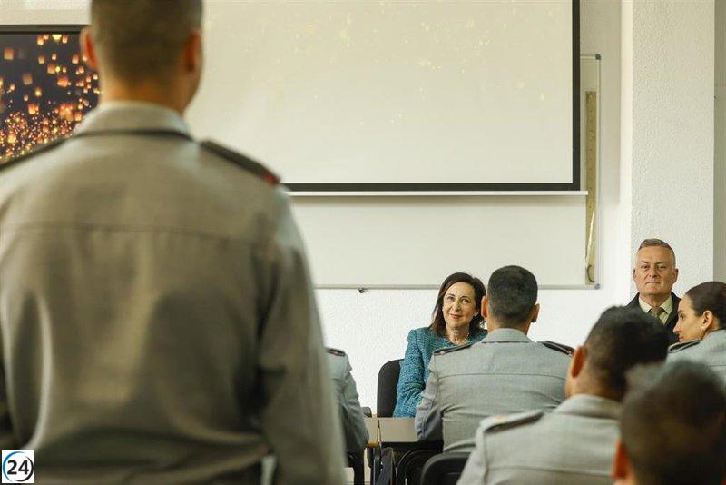 Robles celebra la dedicación de cadetes de la Academia General Militar, destacando su elección de vida.