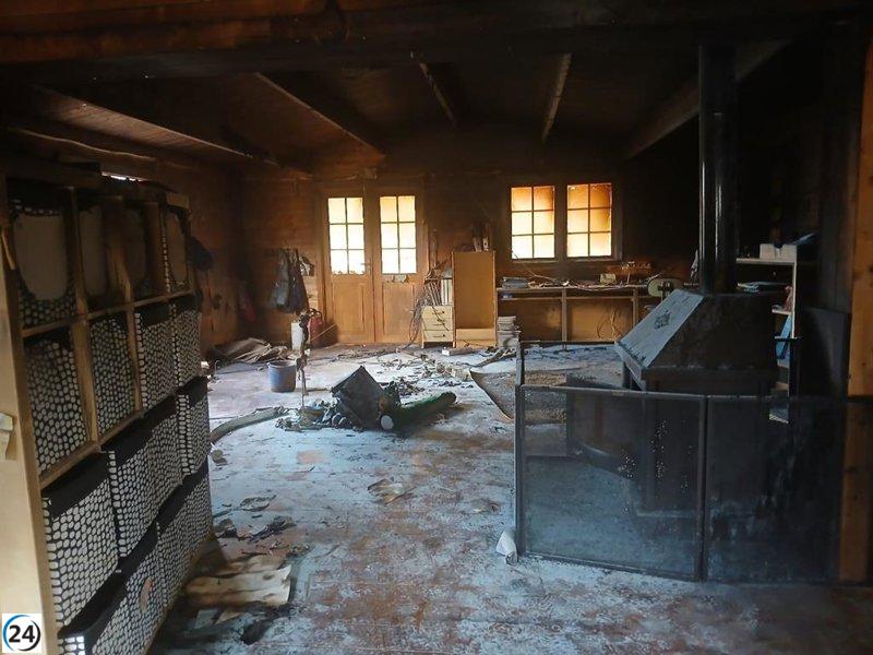 Las aulas de Caneto en Huesca regresan a las casetas de madera este lunes, aunque carecerán de calefacción.