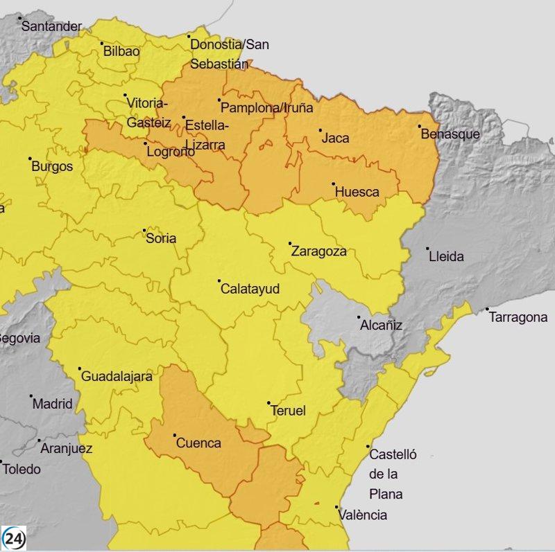 Aragón implementa Plan de Emergencia por amenaza de lluvias y granizo.