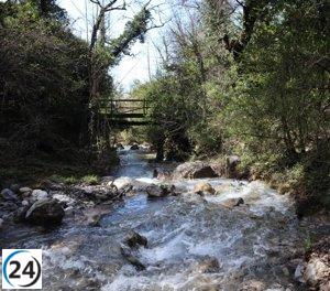 La CHE alerta sobre subidas en el caudal de ríos pirenaicos por la llegada de lluvias.