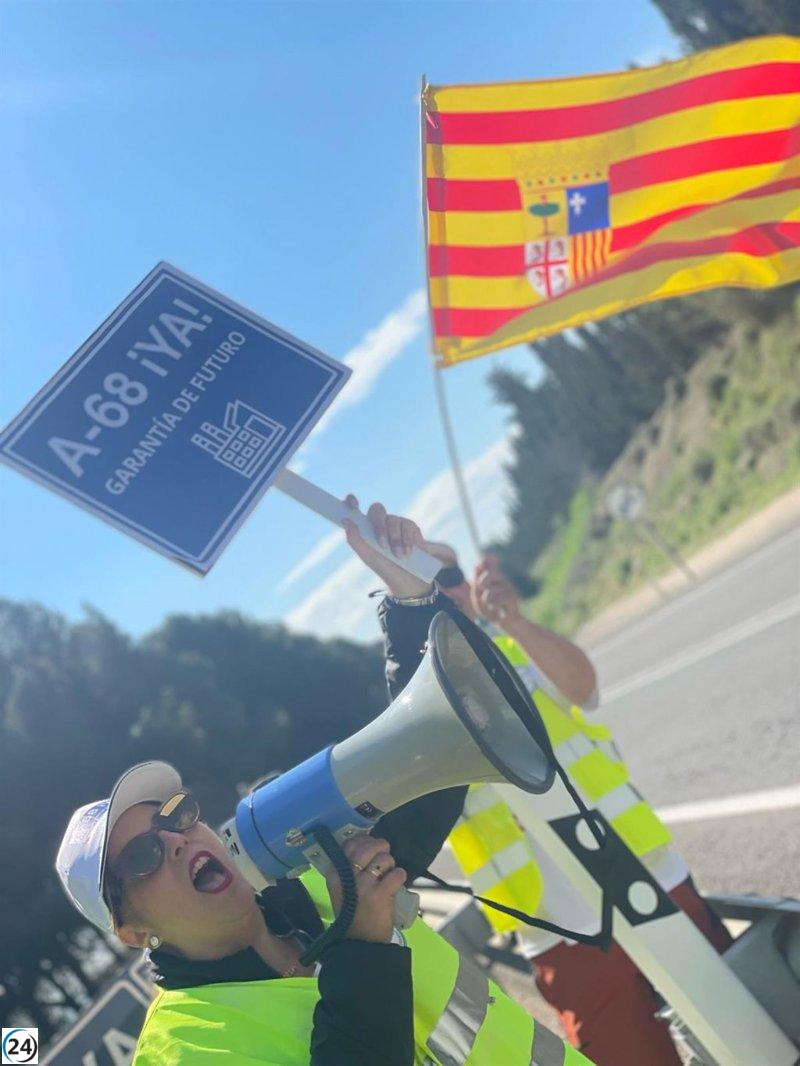 Teruel Existe retoma la lucha por finalizar la A-68.