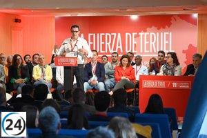 El PSOE de Teruel respalda su congreso y critica a Juste como portavoz del PP.