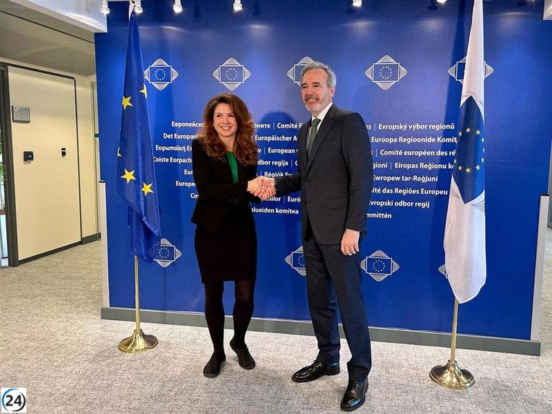 Azcón aboga por políticas europeas que consideren las particularidades de las áreas despobladas.