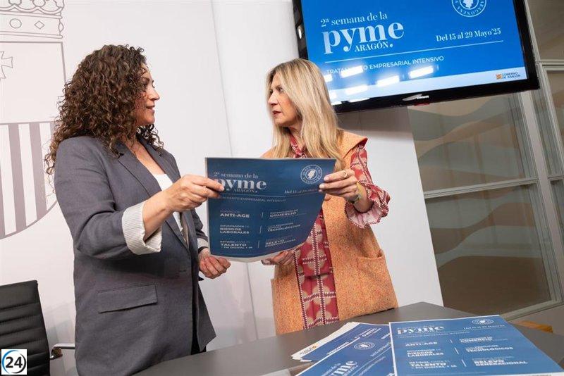 La II Semana de la Pyme de Aragón se desarrollará en 17 comarcas con la participación de más de 90 instituciones a partir de este jueves.