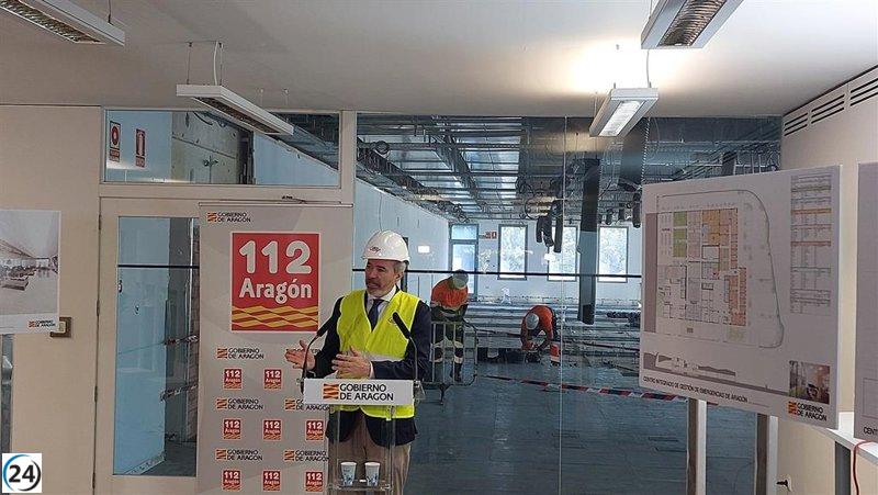 Aragón tendrá su centro de emergencias listo para finales de 2026 con una inversión de 9 millones.