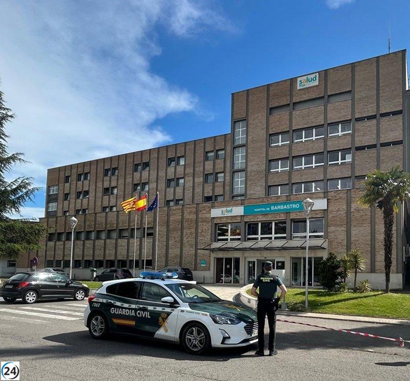 Detenido por robo en el aparcamiento del hospital de Barbastro utilizando el método de 'la siembra'